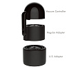 Вакуумный контроллер для мастурбаторов (мастурбатор в комплекте) чёрного цвета Tenga Vacuum Controller TVC-001S