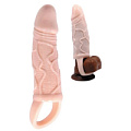 Телесная насадка с петлей для мошонки Bior toys Sex Expert SF-70235