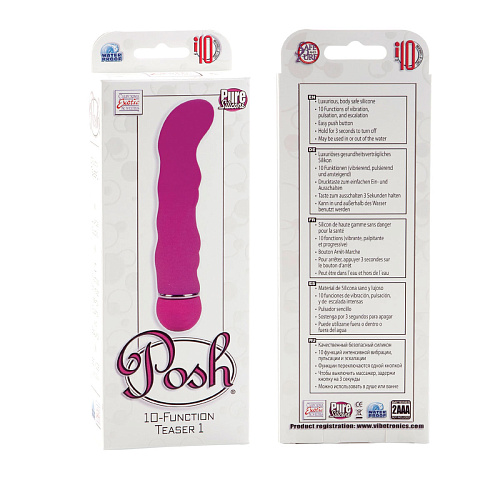 Розовый вибромассажёр California Exotic Novelties POSH Teaser 1 SE-0725-50-3
