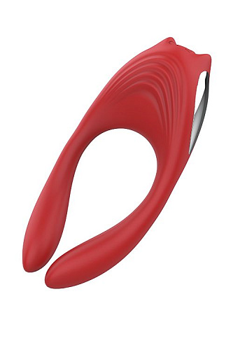 Красное эрекционное кольцо с пультом ДУ Dream Toys EROS 21629