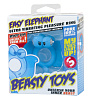 Голубое кольцо с вибрацией и светящимися глазами Shots Media BV Beasty Toys Easy Elephant  SLI009