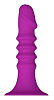 Фиолетовый анальный стимулятор Dream Toys RIBBED PLUG 21443 (13,5 см)