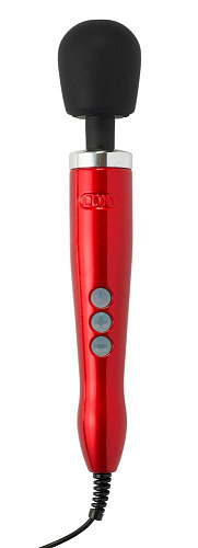 Красный вибратор Doxy Die Cast Wand Massager DOXYDCEU-R (34 см)