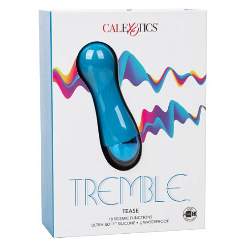 Голубой мини-вибратор California Exotic Novelties Tremble Tease SE-4401-05-3 (12 см)