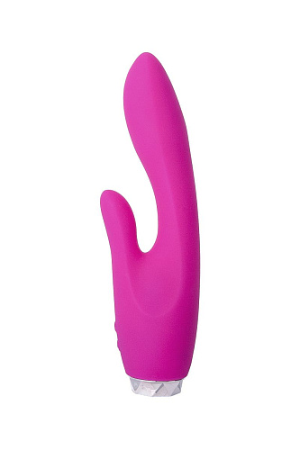 Розовый вибратор с клиторальным отростком Erotist Era 541016 (17 см)