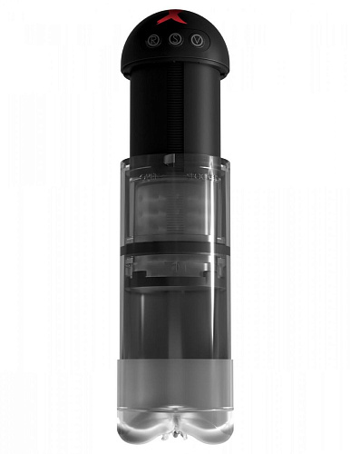 Вакуумная вибропомпа чёрного цвета Pipedream Extender Pro Vibrating Pump RD530