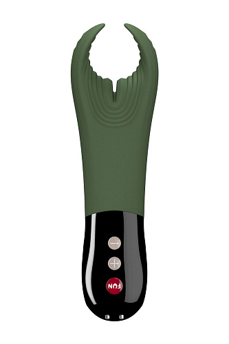 Фаллостимулятор цвета хаки с вибрацией Fun Factory Manta 5300878