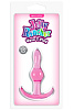 Розовая анальная пробка NS Novelties Jelly Rancher T-Plug Wave NSN-0451-24 (9,7 см)