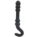 Чёрный фантазийный двусторонний анальный стимулятор Bior toys SEM-55106 (25 см)