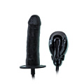 Чёрный расширяющийся вибратор Baile Bigger Joy BW-008078DAQ (15,5 см)