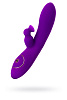 Фиолетовый вибратор с вакуумной стимуляцией клитора JOS JUM 783015 (21 см)