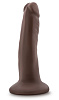 Коричневый фаллоимитатор Blush Novelties 5.5 Inch Cock With Suction Cup BL-14506 (14 см)