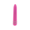 Розовый мультискоростной вибратор Toy Joy DIAMOND PINK SUPERBE VIBE 3006009921 (15 см)