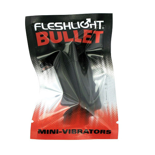 Чёрная вибропуля Fleshlight Bullet FL635