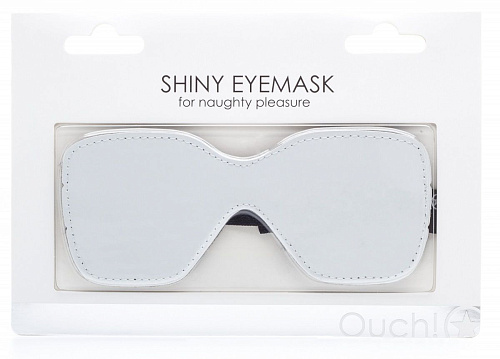 Белая маска Shots Media BV Shiny Eyemask OU096WHT