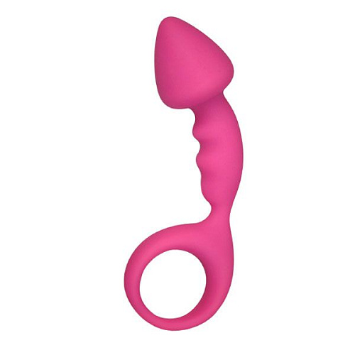 Розовый анальный стимулятор с крупной головкой Adrien Lastic BUDY PINK 20081 (13 см)