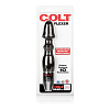 Чёрный рельефный вибромассажёр California Exotic Novelties COLT FLEXER SE-6908-03-2 (17 см)
