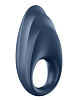 Тёмно-сине эрекционное кольцо с возможностью управления через приложение Satisfyer Powerful One J2008-20