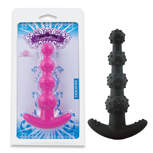 Чёрный анальный стимулятор Howells MaxPleasure Anal Beads 89013-black