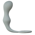 Серое эрекционное кольцо с анальной пробкой Lola toys Double Pleasure Anal Plug 4217-02Lola