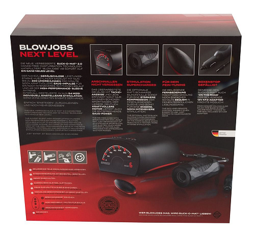Автоматический чёрный мастурбатор с пультом ДУ Orion Suck-O-Mat 2.0 05968500000