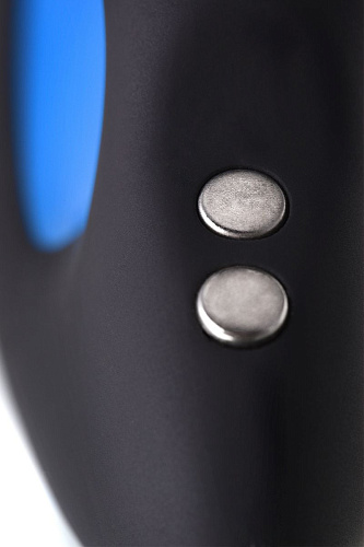 Массажёр простаты чёрно-синего цвета Erotist Second 541302