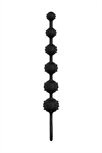 Чёрная анальная цепочка S-HANDE Toto SHD-034 (22,6 см)