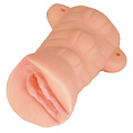 Мягкий мастурбатор телесного цвета в форме вагины ToyFa 963004