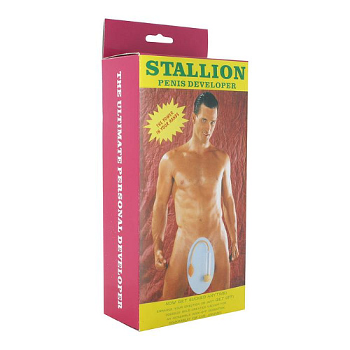 Прозрачная вакуумная помпа Seven Creations Stallion Penis Developer Pump 3100SC