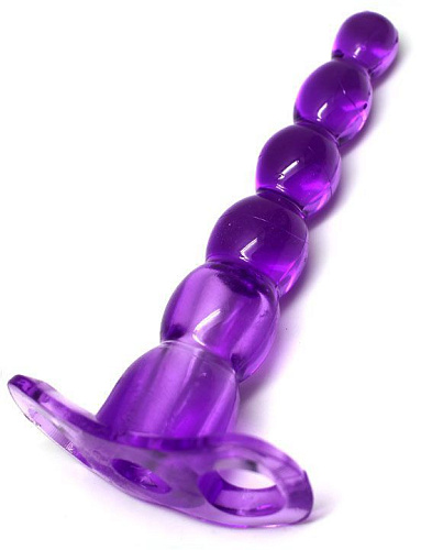 Анальный конус с вибрацией и проводным пультом Eroticon 31002 (16 см)