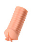 Мастурбатор-вагина телесного цвета с ребрами на поверхности KOKOS ELEGANCE  M01-03-006