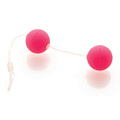 Розовые вагинальные шарики на прозрачной сцепке Sexus 935001-3