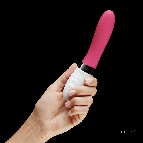 Розовый перезаряжаемый вибратор Lelo Liv 2 Cerise LEL7909 (17,4 см)