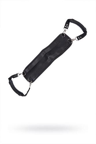 Чёрный поддерживающий ремень Romfun Doggie Style YDA-007