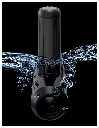 Чёрный вибромастурбатор Pipedream Hydrobator RD532