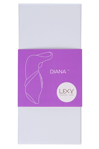 Фиолетовый вибратор Lexy Diana D2 (13,5 см)
