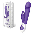 Фиолетовый вибратор с функцией толкания The Rabbit Company Thrusting Rabbit TRC-016PUR