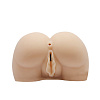 Аппетитная попочка с вибрацией в телесном цвете Baile BM-009190-1