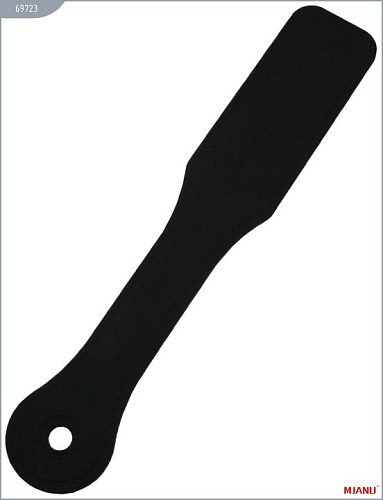 Чёрная силиконовая хлопушка X-Market Ltd 69723