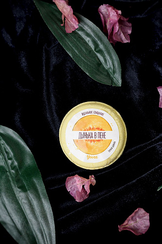 Бомбочка для ванны с ароматом сочной дыни ToyFa «Дынька в пене» 722503