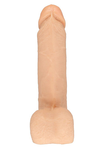 Телесная насадка-фаллос для трусиков с плугом LOVETOY (А-Полимер) 201500 (19 см)