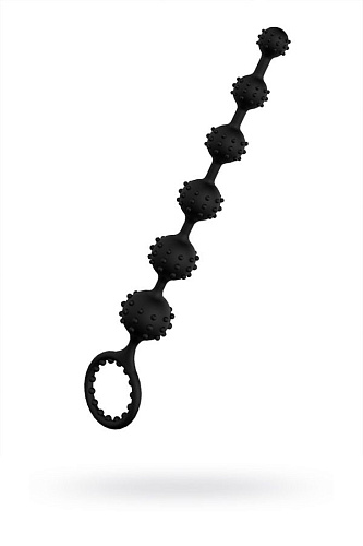 Чёрная анальная цепочка S-HANDE Toto SHD-034 (22,6 см)