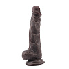 Коричневый фаллоимитатор на присоске Chisa Fashion Dude CN-711774323 (21 см)
