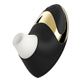 Чёрно-золотой бесконтактный вакуумный стимулятор клитора Womanizer W500 Pro 0586749