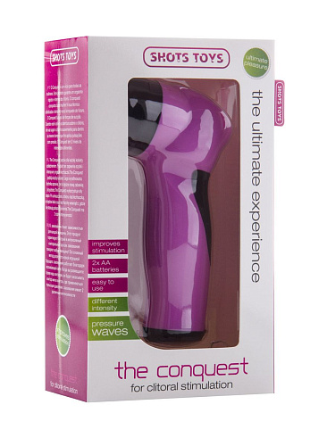 Розовая женская вибропомпа Shots Media BV The Conquest SHT325PNK