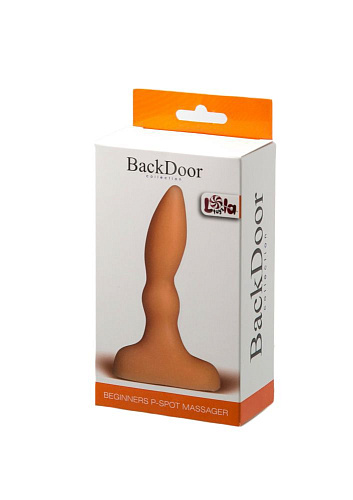 Анальный стимулятор телесного цвета Lola toys Beginners p-spot massager flash 510221lola (11 см)
