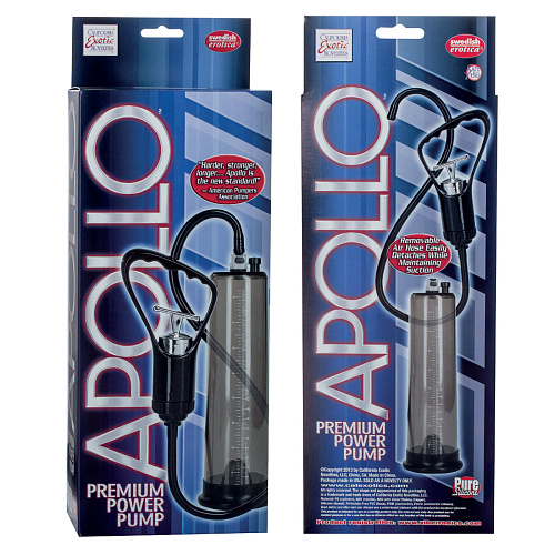 Дымчатая вакуумная помпа California Exotic Novelties Apollo Premium SE-1001-10-3