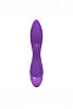 Фиолетовый вибромассажер-кролик California Exotic Novelties Aura Dual Lover SE-0735-40-3 (20,25 см)