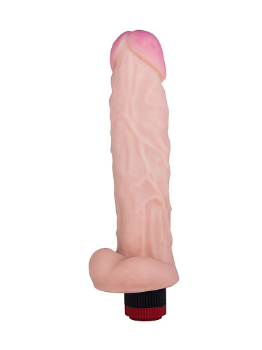Вибромассажёр из киберкожи телесного цвета Сумерки богов №51 3202-51 BX DD (25,5 см)