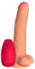 Телесный реалистичный вибратор с пультом Сумерки богов №77 3204-77 BX DD (20 см)